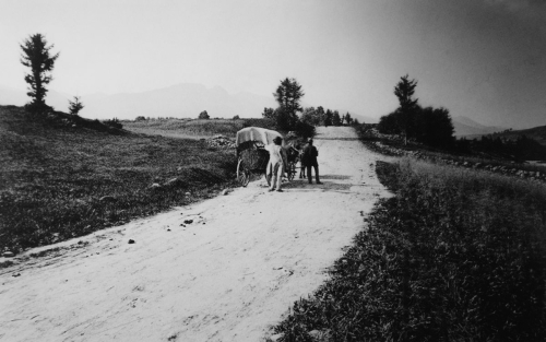 Cesta do Zakopaného niekde okolo roku 1877